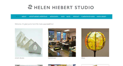Desktop Screenshot of helenhiebertstudio.com
